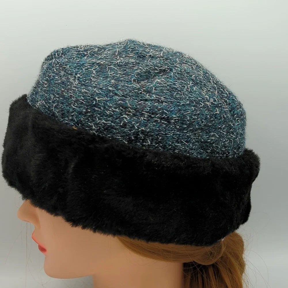Vintage Norbu Canada Women's Beanie Bucket Hap Cap Made in Italy